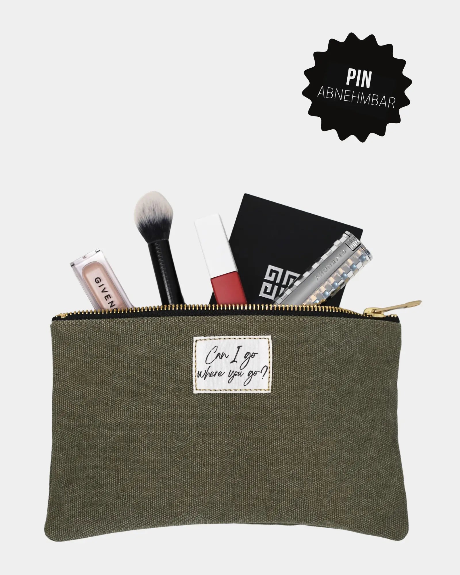 BERLIN MAKEUP BAG – KHAKI