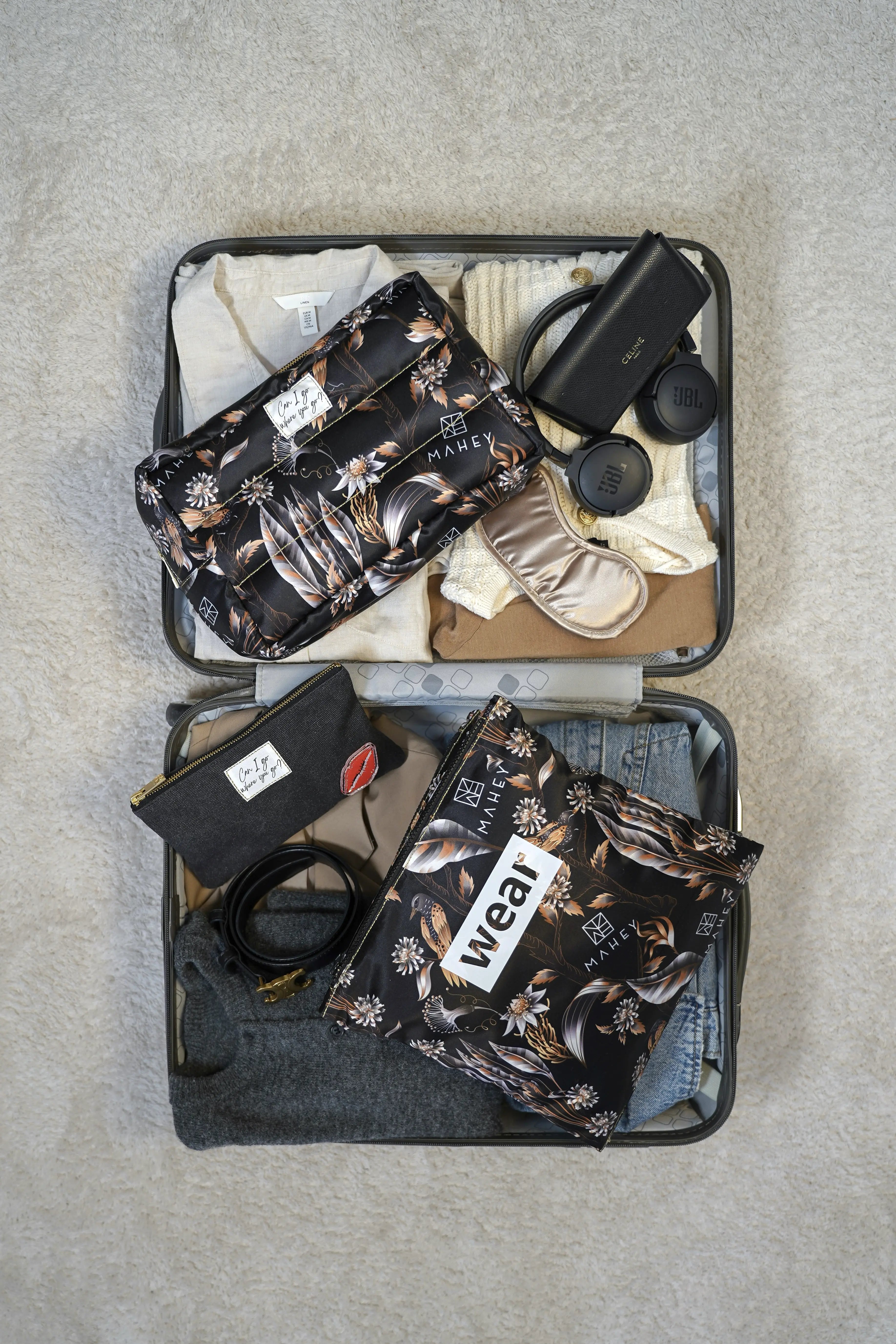 TOKYO ORGANIZER BAG – GOLDEN LEAFS