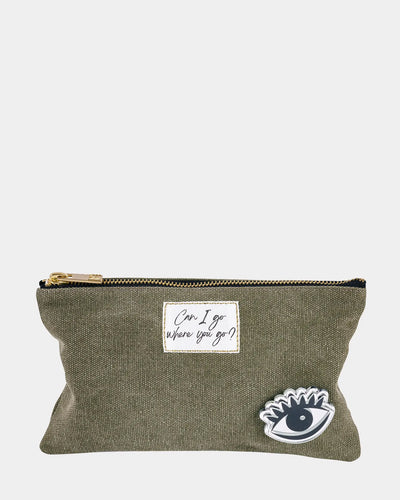 BERLIN MAKEUP BAG – KHAKI