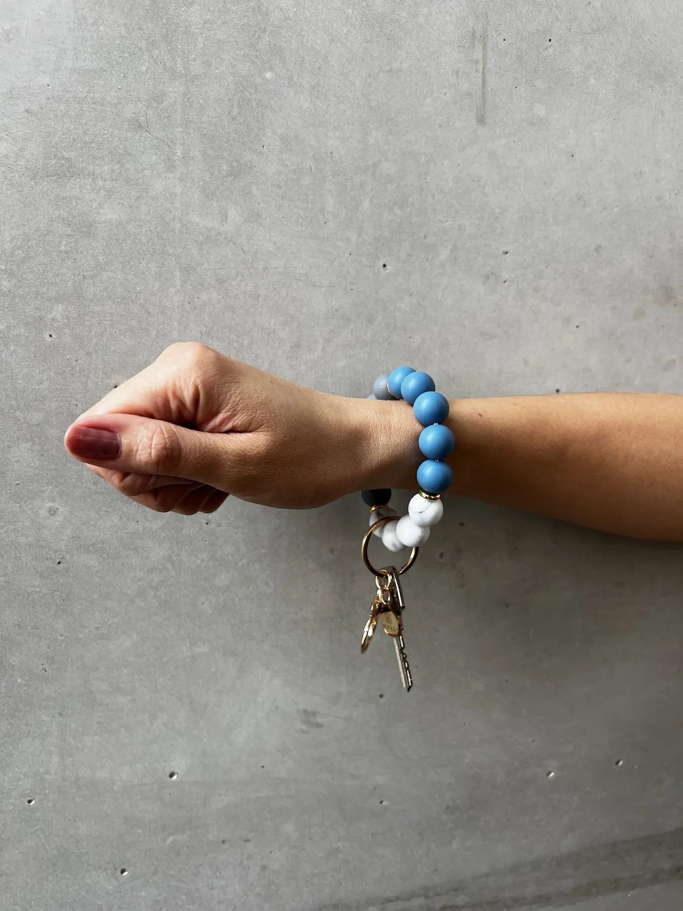 MYSTIC BLUE – SCHLÜSSELANHÄNGER-ARMBAND