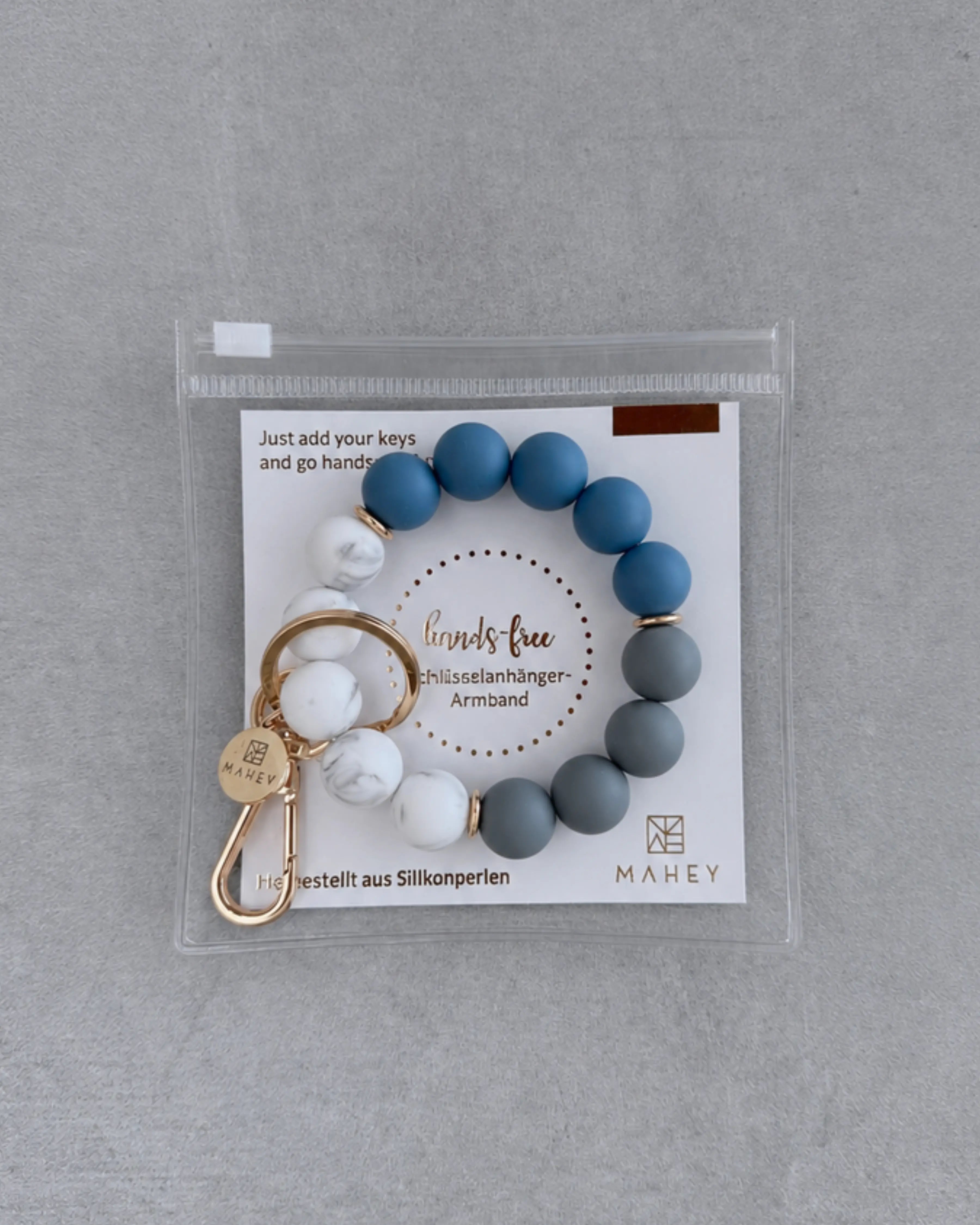 MYSTIC BLUE – SCHLÜSSELANHÄNGER-ARMBAND