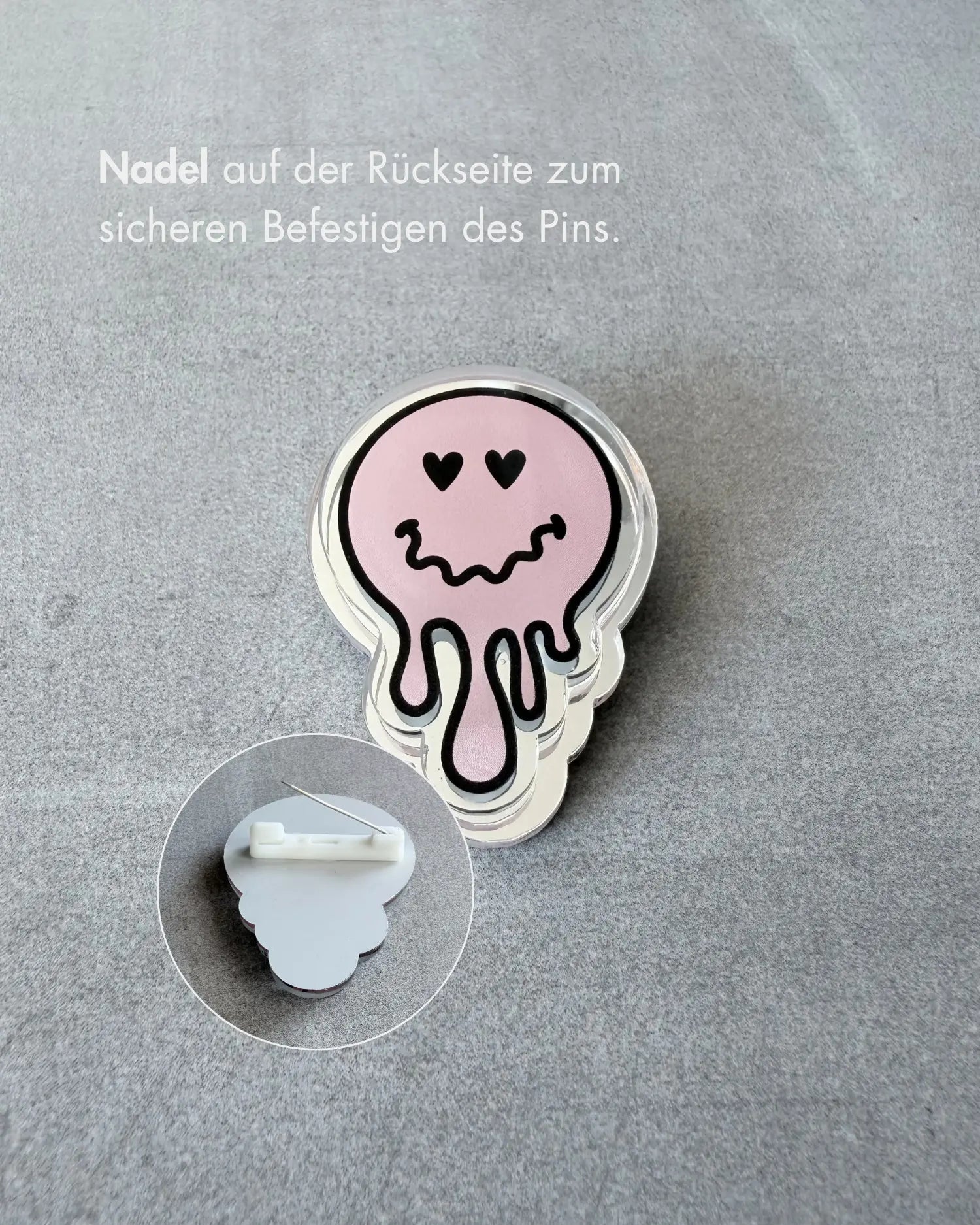 MIRROR BAG PIN – BRIGHT SMILE