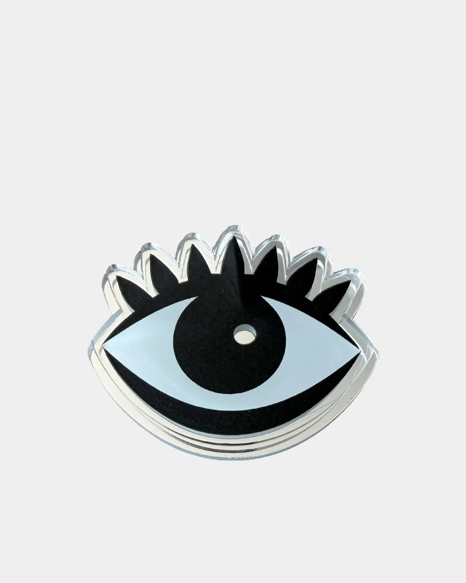 MIRROR BAG PIN LARGE – LUMINOUS EYE