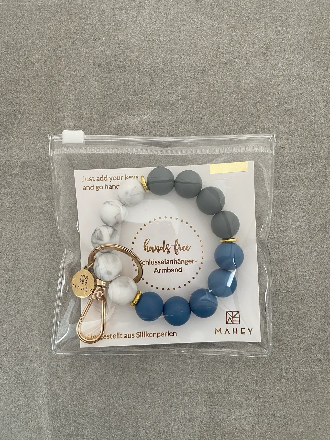 MYSTIC BLUE – SCHLÜSSELANHÄNGER-ARMBAND